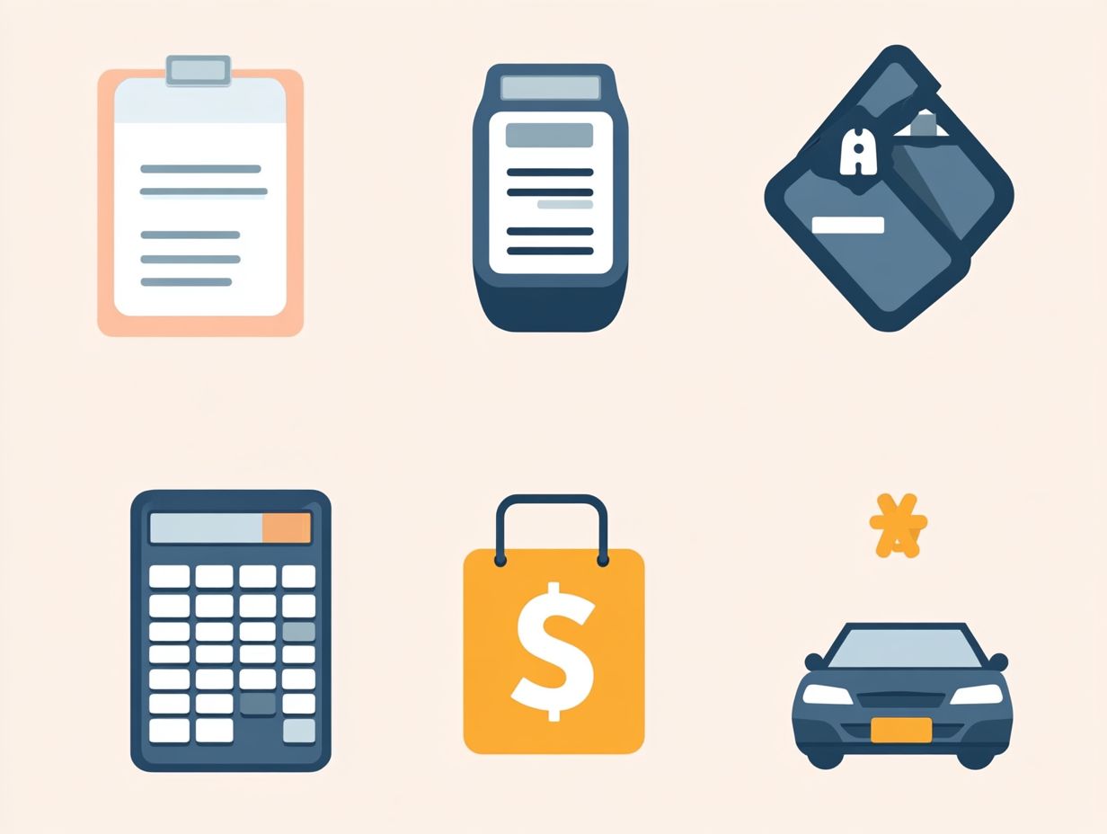 Illustration of different types of auto insurance coverage