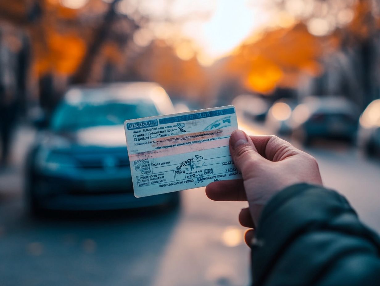 A person pondering insurance options with a suspended license.