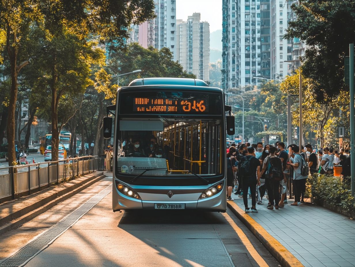 Key Takeaways image illustrating how public transport affects rates