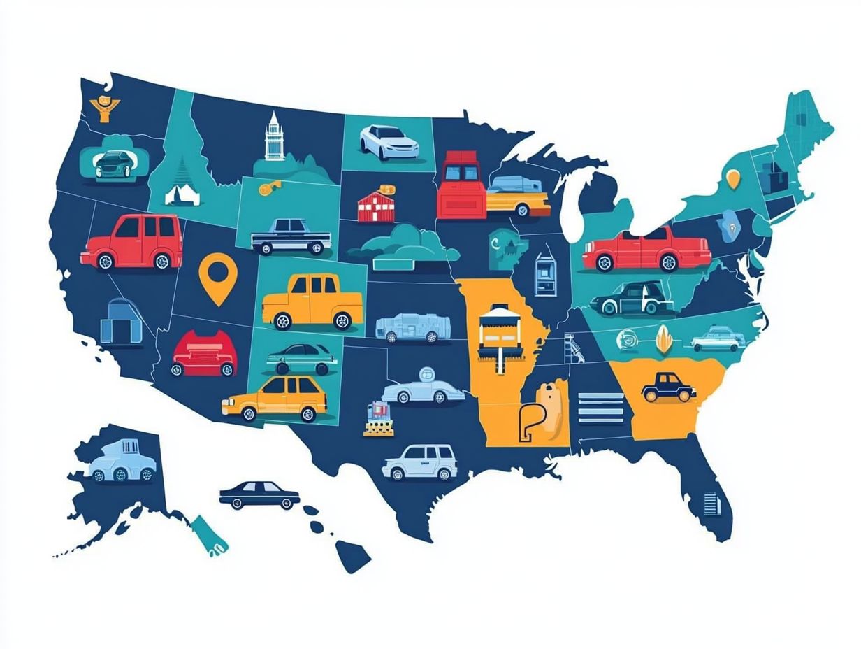 What are the key differences in auto insurance across states?