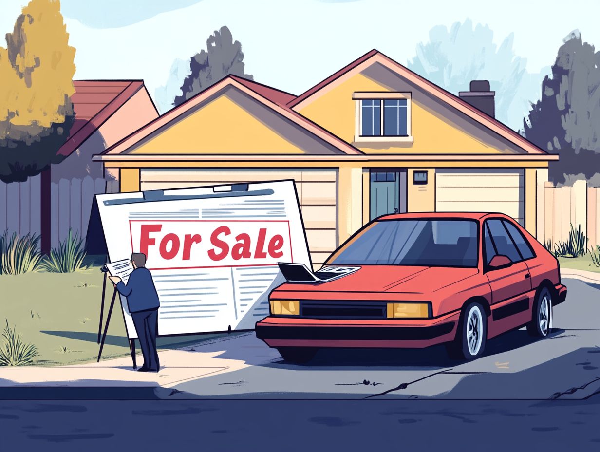 Image illustrating types of coverage when selling a car.