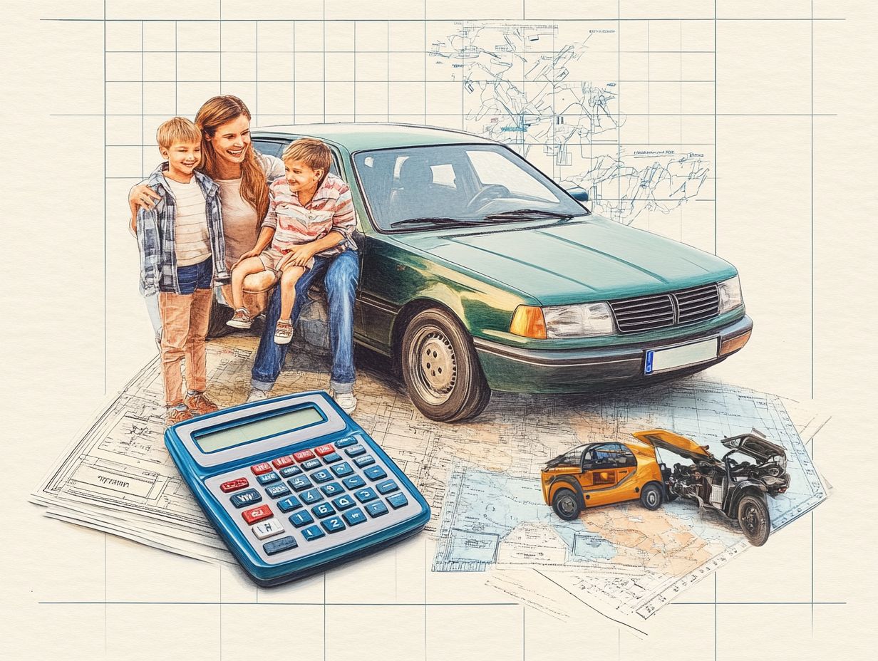 An infographic illustrating ways drivers can lower their auto insurance rates