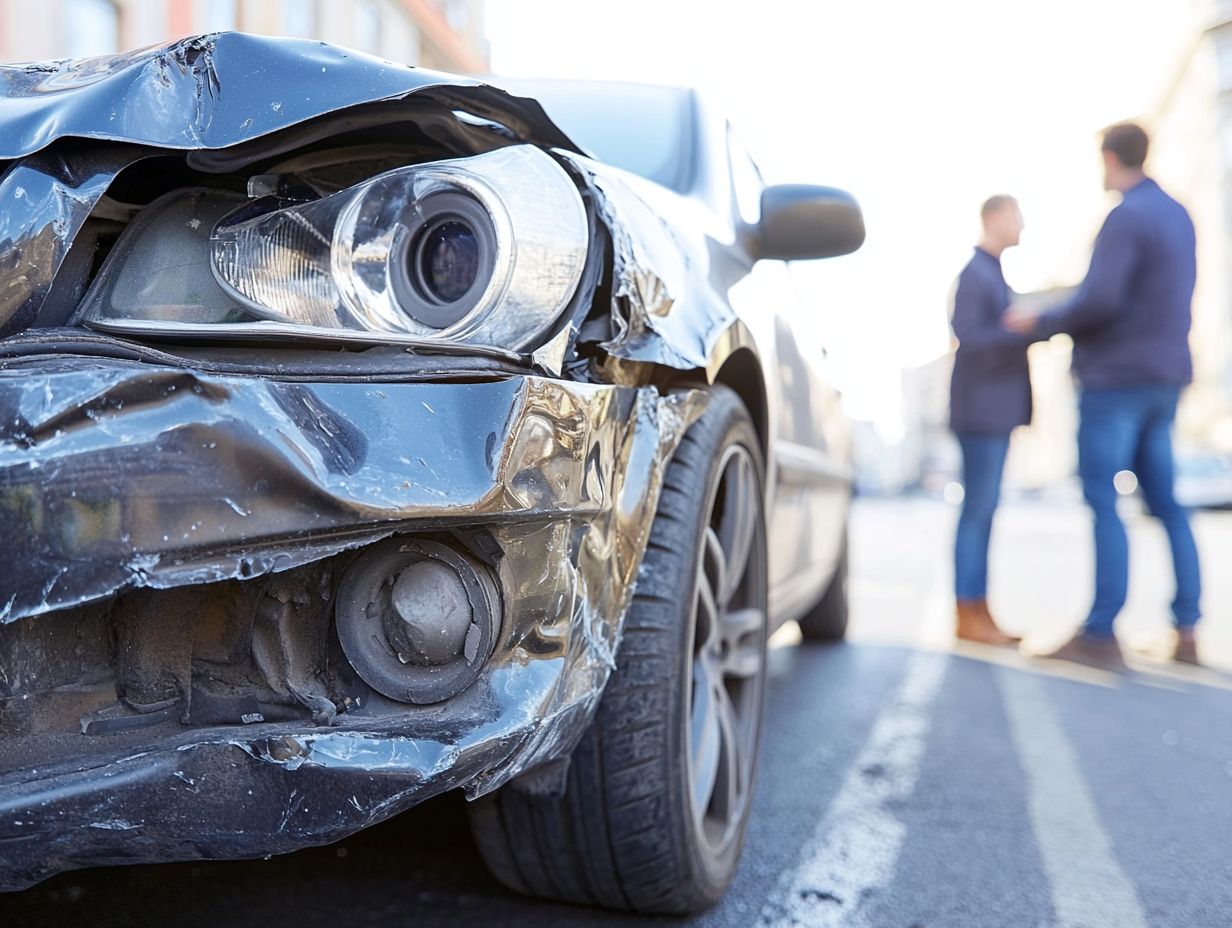 Graphic depicting the importance of collision coverage in auto insurance.