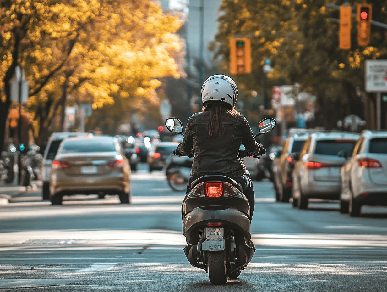 Illustration of coverage types for motorized scooters